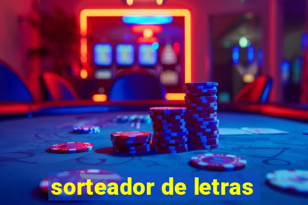 sorteador de letras